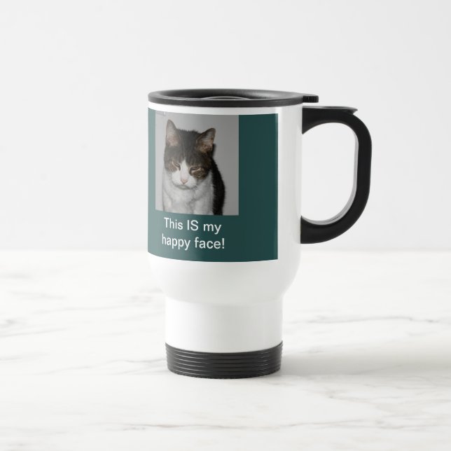 Morning Cat - personalized mug (Right)