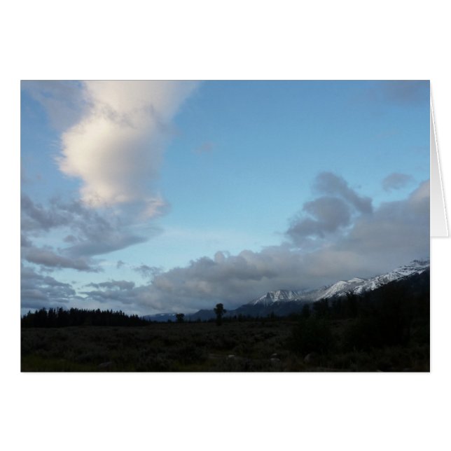Morning Clouds at Grand Teton National Park (Front Horizontal)