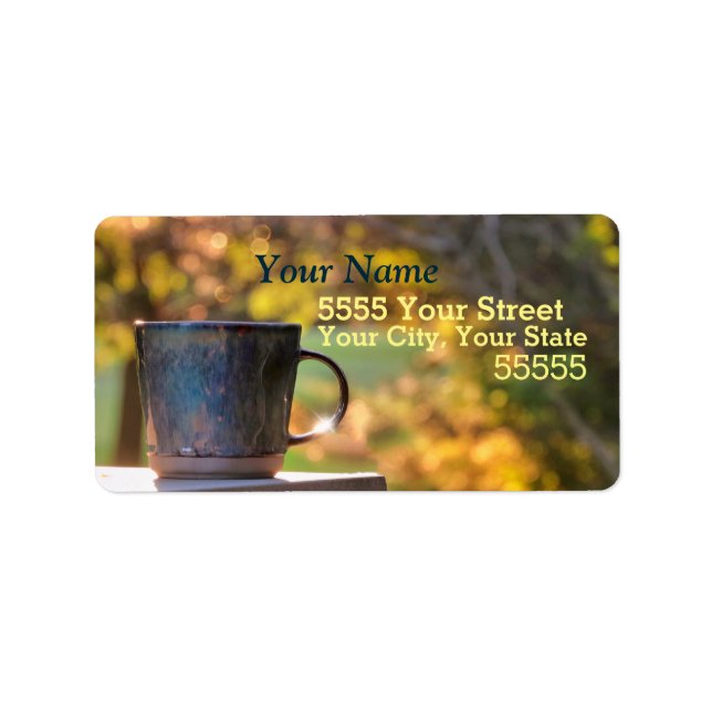Morning Coffee Address Labels (Front)