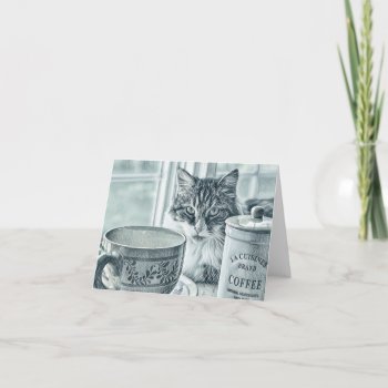 Morning Coffee -- All Purpose Note Cards by Siberianmom at Zazzle