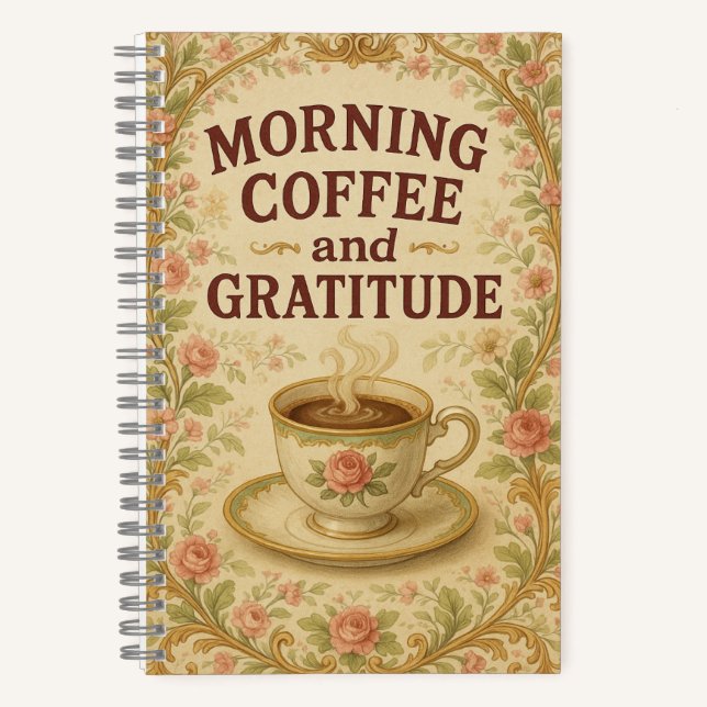 Morning Coffee And Gratitude Journal (Front)