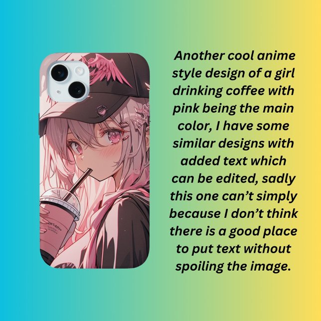 Morning coffee, anime  Case-Mate iPhone case (Creator Uploaded)
