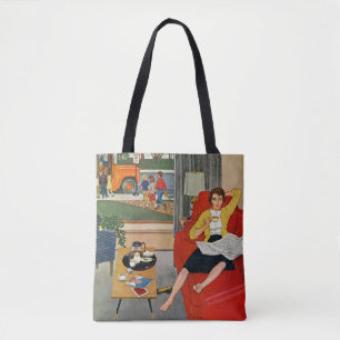Morning Coffee Break Tote Bag