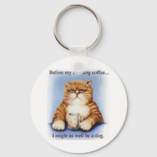 Morning Coffee Keychain