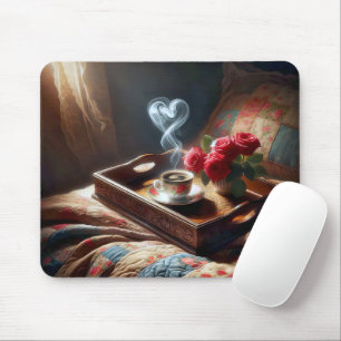 Morning Coffee On A Breakfast Tray Mouse Pad