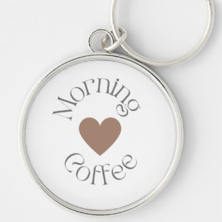 Morning Coffee Wellness, Calm Daily Ritual Gift Keychain