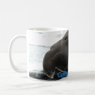 Morning Coffee with Teodor, The Elephant Seal Mug