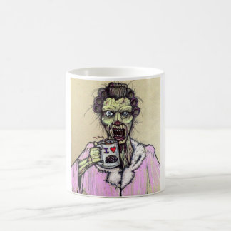 morning coffee zombie mug