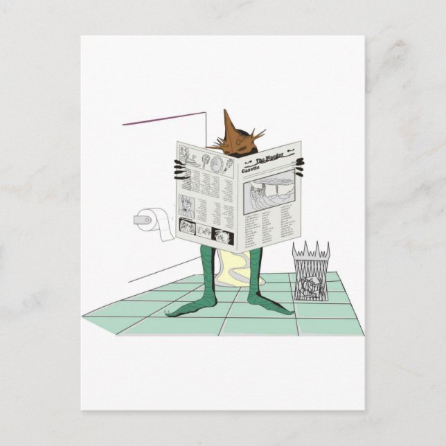 Morning Constitutional Postcard (Front)