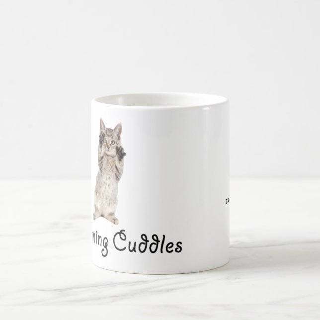 Morning Cuddles Kitten Coffee Mug (Center)