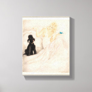 Morning Cup by Louis Icart Canvas Print