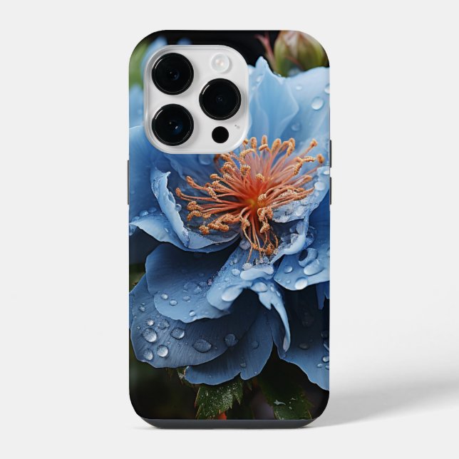 Morning dew Peony Iphone Case (Back)