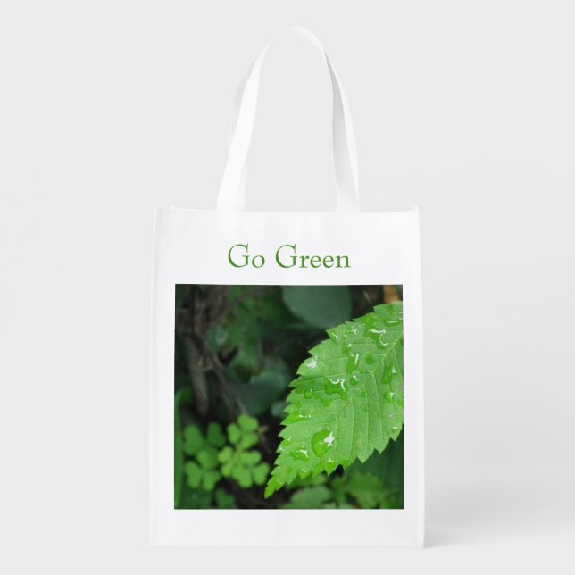 Morning Dew  Reusable Grocery Bag (Back)
