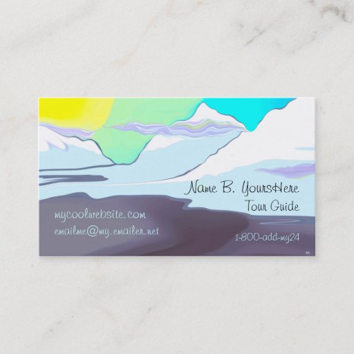 Customizable Morning Dream Business Card