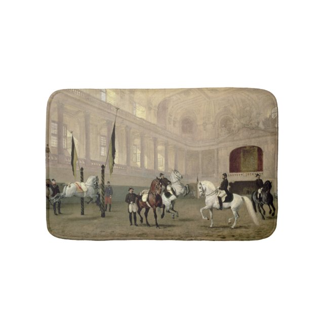 Morning Exercise in the Hofreitschule Bathroom Mat (Front)