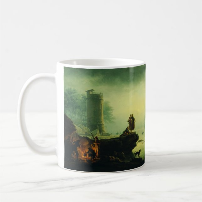 Morning Fog at sea by Joseph Vernet  Coffee Mug (Left)