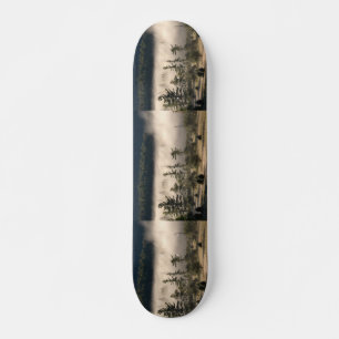 Morning Fog in the Adirondacks Skateboard Deck