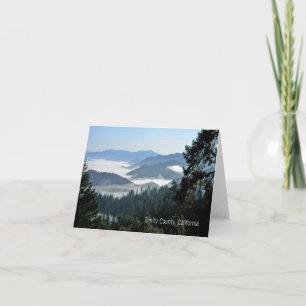 Morning fog in the valley.... card