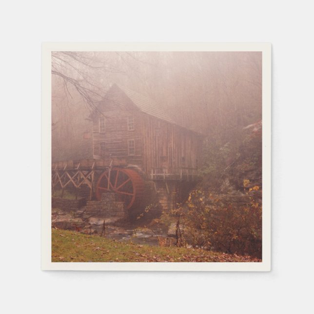 Morning Fog Paper Napkins (Front)