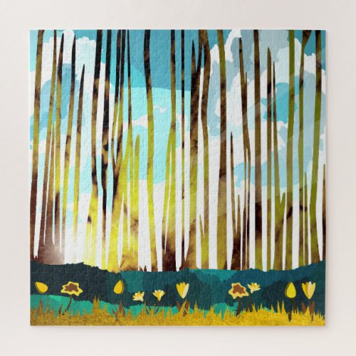 Morning Forest Jigsaw Puzzle