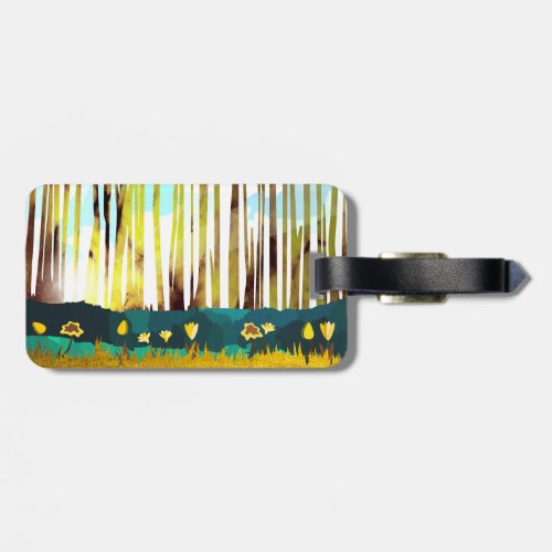 Morning Forest Luggage Tag