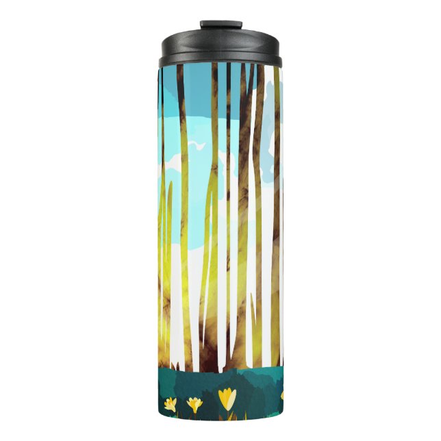 Morning Forest Thermal Tumbler (Front)
