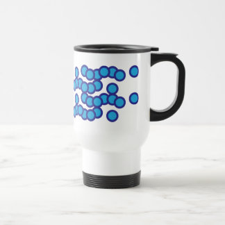 Morning Fresh BlueCircles01.0022 Travel Mug
