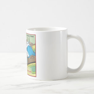 Morning Garlic Breath Funny Offbeat Cartoon Gifts Coffee Mug