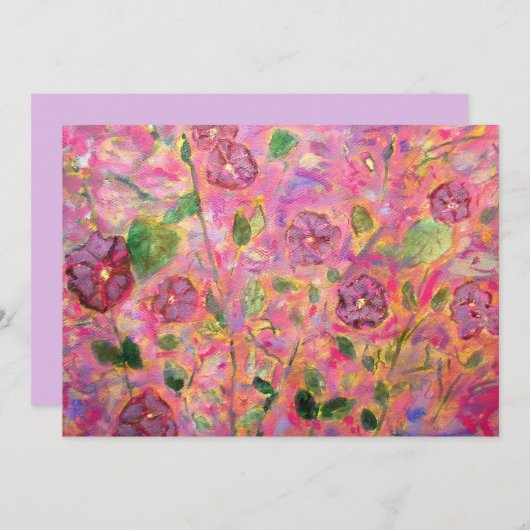 morning glories blooming (Front/Back)