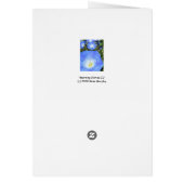 "Morning Glories II" Cards (Back)