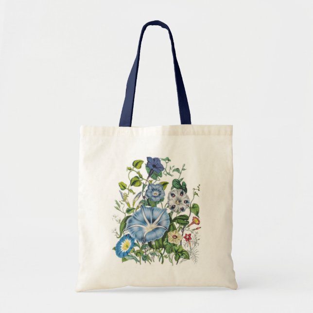 Morning Glories Tote Bag (Front)