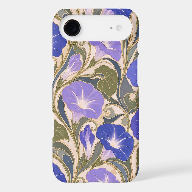 Morning Glory Art Nouveau iPhone Case (Back)