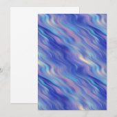 Morning Glory Blue Wavy Texture (Front/Back)