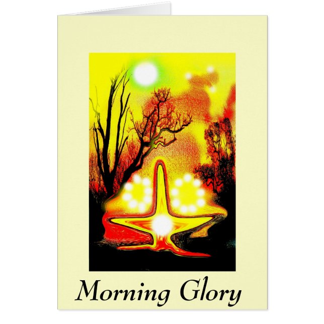 Morning glory cards (Front)