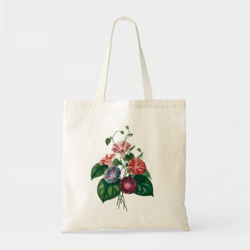 Morning_glory cutout botanical illustration by Cha Tote Bag