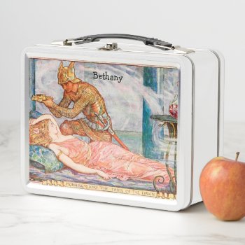 Morning Glory Fairy Of Dawn Metal Lunch Box by kidslife at Zazzle