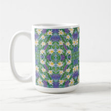 Morning Glory Floral Coffee Mug