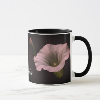 Morning Glory Flower Personalized Mug by SmilinEyesTreasures at Zazzle