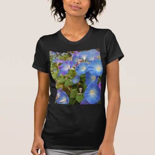 Morning Glory Flowers T_Shirt