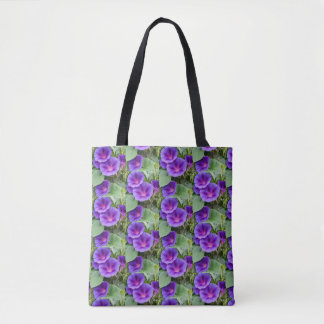 Morning Glory Garden Tote Bag