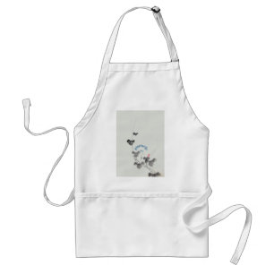 Morning Glory Hokusai Japanese Fine Art Adult Apron