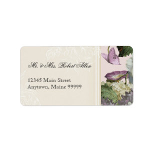 Morning Glory Hydrangea - Return Address Labels