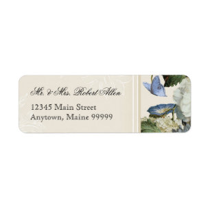 Morning Glory Hydrangea - Return Address Labels