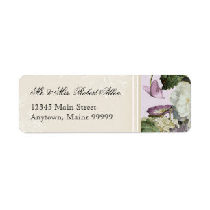 Morning Glory Hydrangea - Return Address Labels