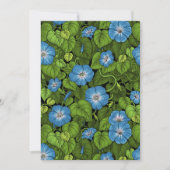 Morning glory in blue and green (Front)