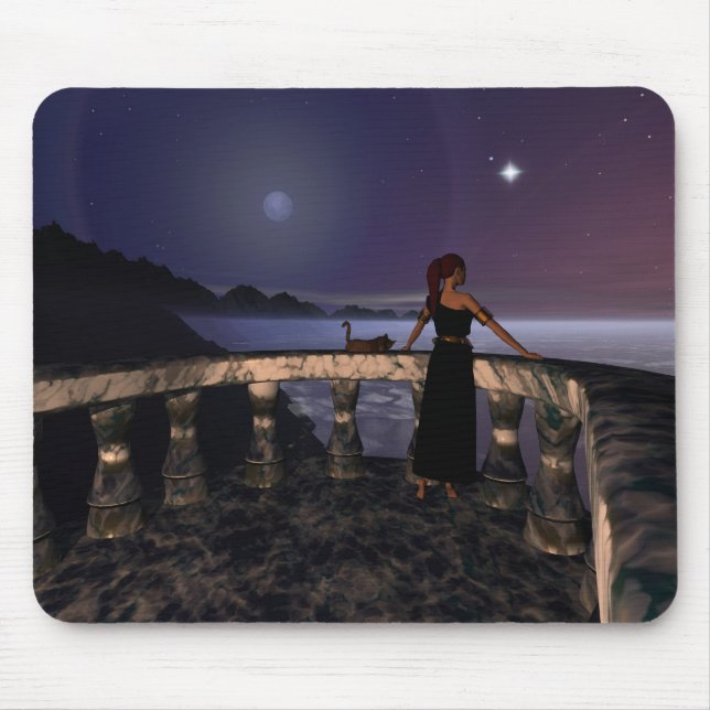 Morning Glory Mousepad (Front)