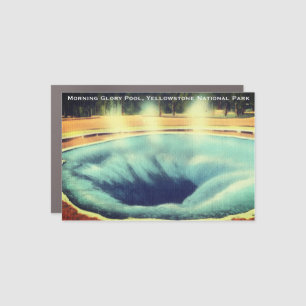 Morning Glory Pool, Yellowstone National Park Car Magnet
