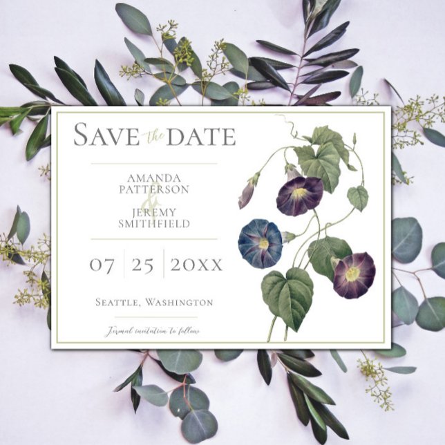 Morning Glory Save the Date (Morning Glory Save the Date)