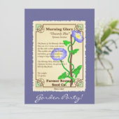 Morning Glory Seed Packet (Standing Front)