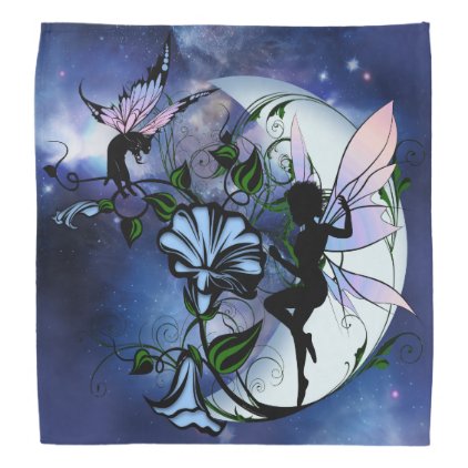 Morning Glory Shadow Fairy and Cosmic Cat Bandana